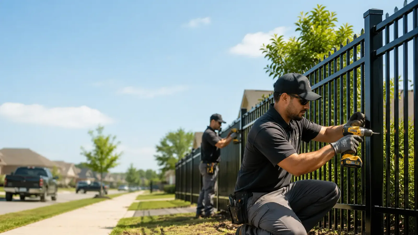 Metal Fence Installation in Sunnyvale, TX